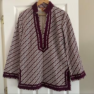 TORY BURCH patterned tunic